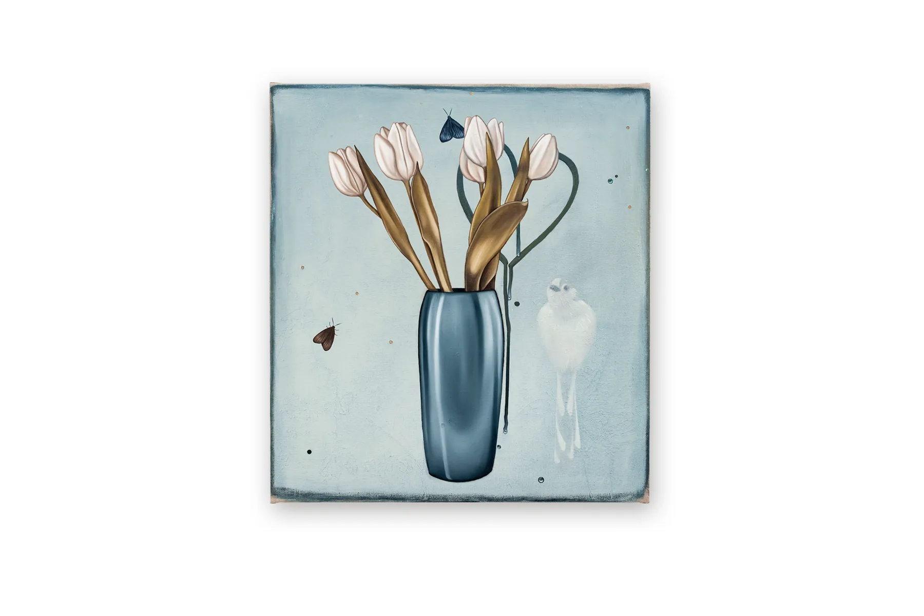 Reminiscent, 2024, Oil on linen, 55 x 50 cm