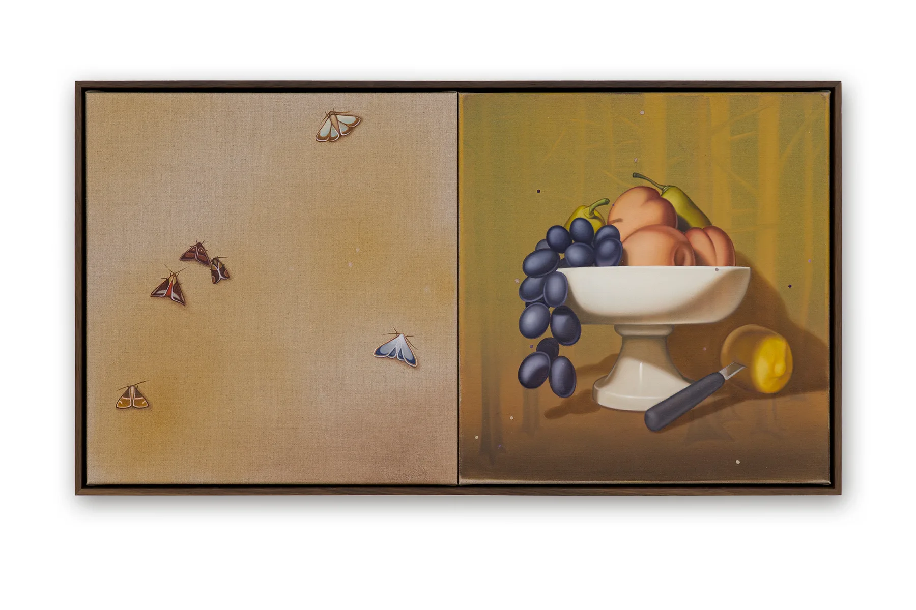Just Peachy, 2026, Oil on linen, 50 x 100 cm